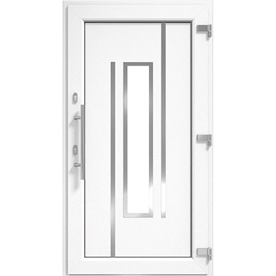 DRUTEX Haustür Dresden in weiß