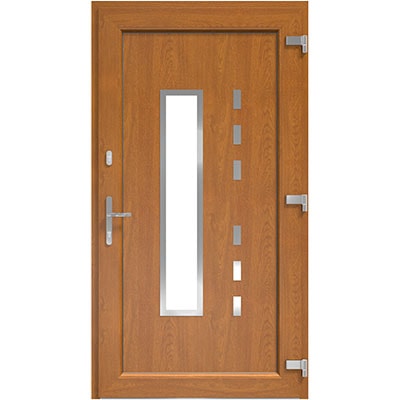 DRUTEX Haustür Golden Oak - Modell Hannover