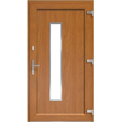 DRUTEX Haustür Golden Oak - Modell Leipzig