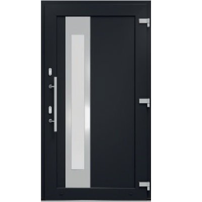 DRUTEX Haustür Anthrazit - Modell Mannheim