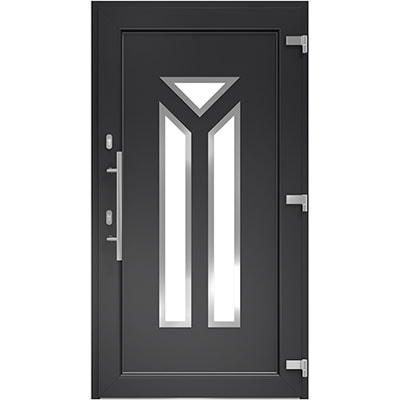 DRUTEX Haustür Anthrazit - Modell Münster