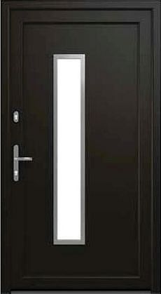 DRUTEX Haustür Leipzig in Schwarz Light Black