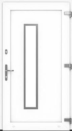 DRUTEX Haustür Modell 1 - Leipzig in Weiß