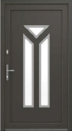 Drutex Haustür Modell 10 - Münster in Quarzgrau