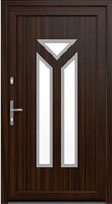 Drutex Haustür Münster in Mahagoni