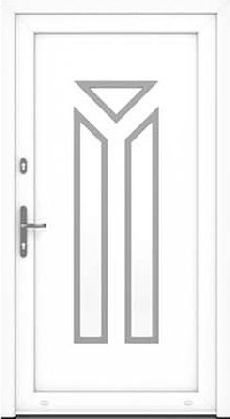 Drutex Haustür Modell 10 - Münster in Weiß