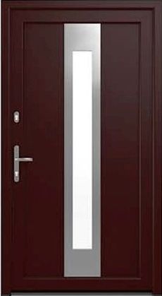 Drutex Haustür Modell 10 - Münster in Braun Maron