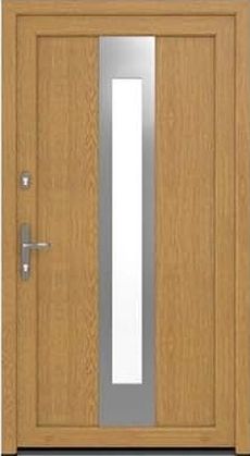 DRUTEX Haustür Karlsruhe in Eiche Natur