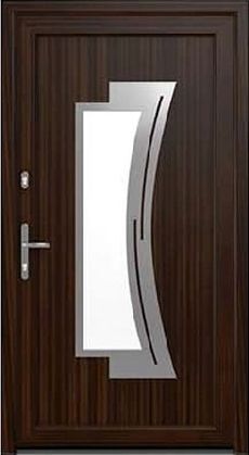 DRUTEX Haustür Wiesbaden in Mahagoni