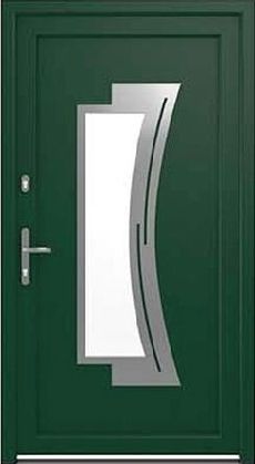 DRUTEX Haustür Wiesbaden in Moosgrün
