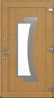 DRUTEX Haustür Wiesbaden in Eiche Natur