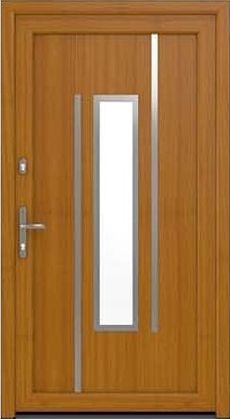 DRUTEX Haustür Dresden in Golden Oak