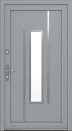 DRUTEX Haustür Modell 2 - Dresden in Grau