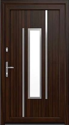 DRUTEX Haustür Dresden in Mahagoni