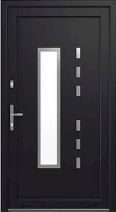 Drutex Haustür Modell 3 - Hannover in Anthrazit