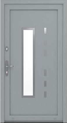 DRUTEX Haustür Modell 3 - Hannover in Grau