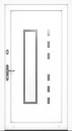 Drutex Haustür Modell 3 - Hannover in Weiß