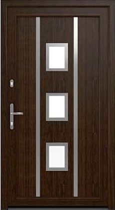 DRUTEX Haustür Nürnberg in Eiche Dunkel