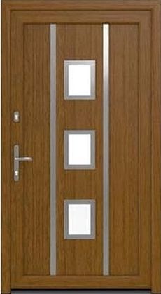 DRUTEX Haustür Nürnberg in Eiche Hell