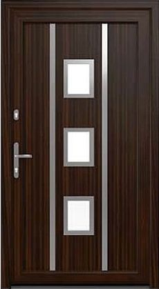 DRUTEX Haustür Nürnberg in Mahagoni