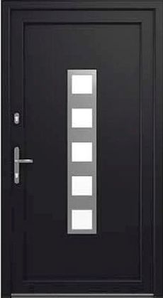 Drutex Haustür Modell 5 - Duisburg in Anthrazit