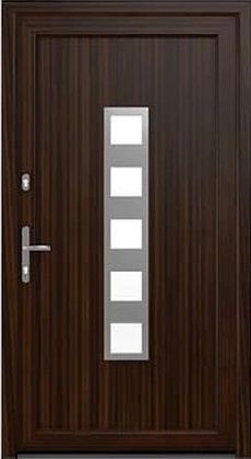 DRUTEX Haustür Duisburg in Mahagoni