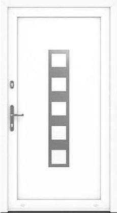 DRUTEX Haustür Modell 5 - Duisburg in Weiß