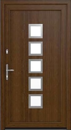 DRUTEX Haustür Bochum in Nussbaum