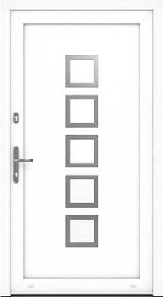 DRUTEX Haustür Modell 6 - Bochum in Weiß