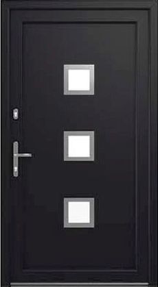 Drutex Haustür Modell 7 - Wuppertal in Anthrazit