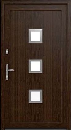 DRUTEX Haustür Bochum in Eiche Dunkel