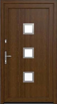 DRUTEX Haustür Wuppertal in Nussbaum