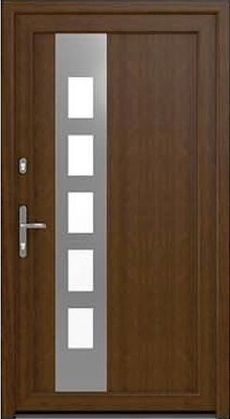 Drutex Haustür Bonn in Nussbaum